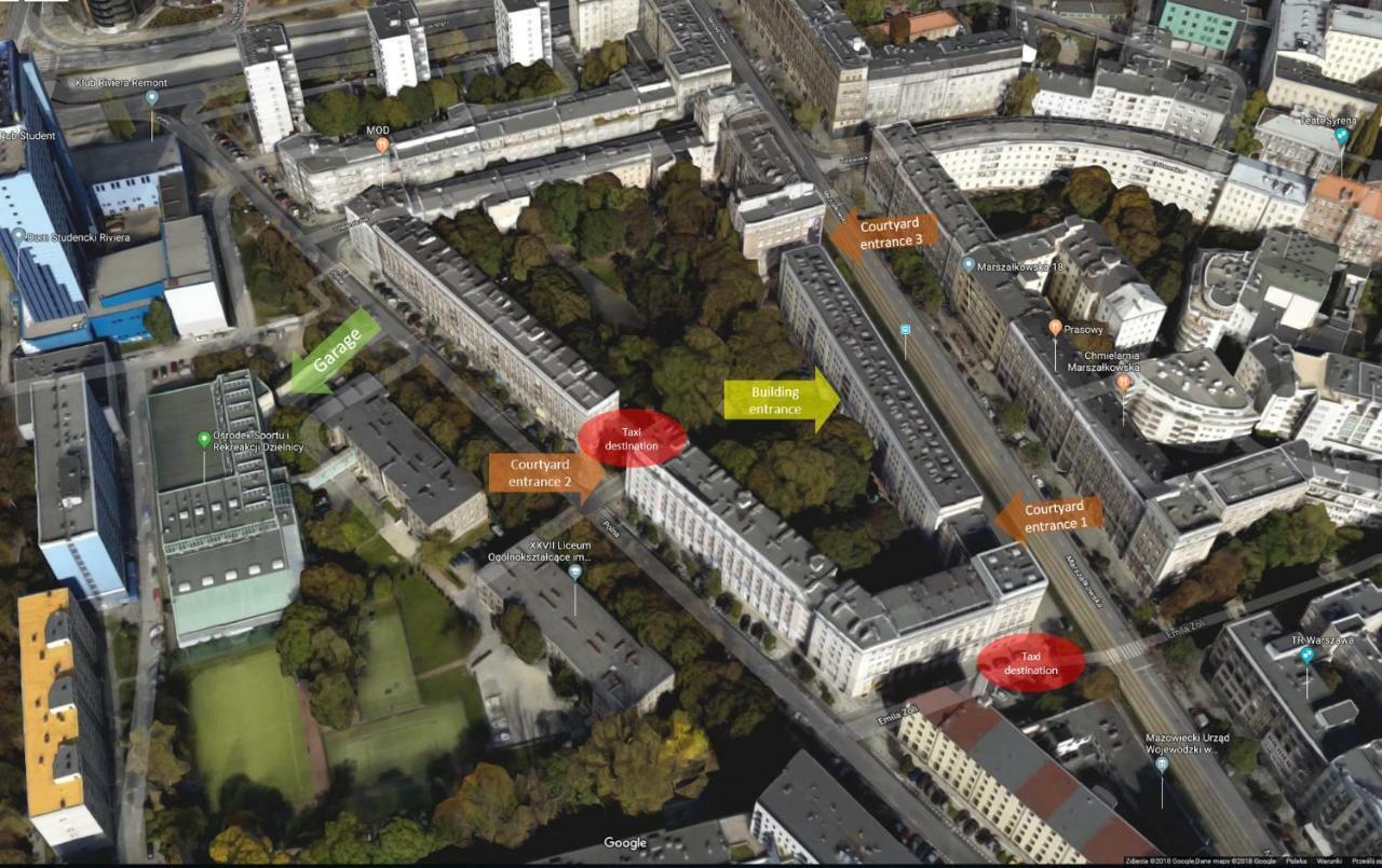 Milotu - Apartament Marszalkowski Varšava Exteriér fotografie